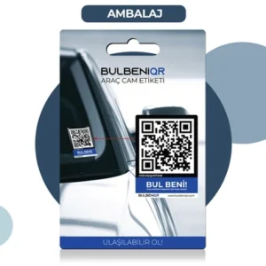 Bul Beni QR Araç Cam Etiketi Karekod Numaratör