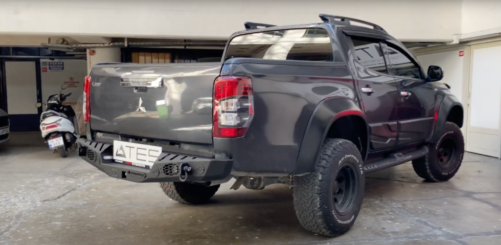 L200 Uyumlu Ofroad Arka Tampon Işıklı