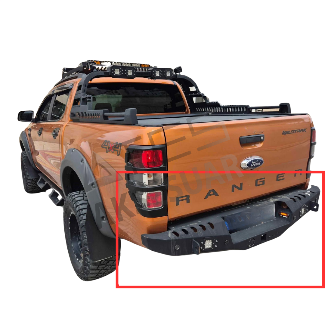 Ford Ranger Arka Çelik Tampon