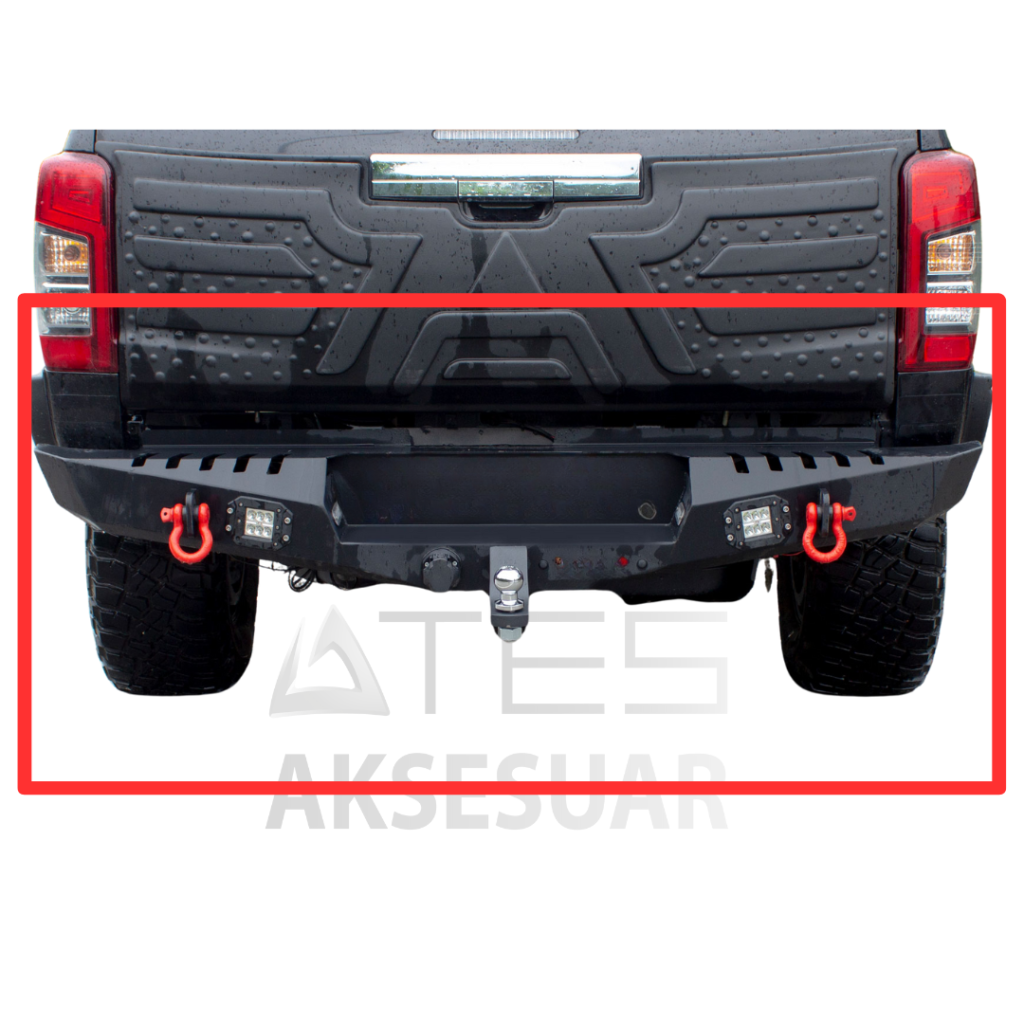 Mitsubishi L200 Arka Çelik Tampon