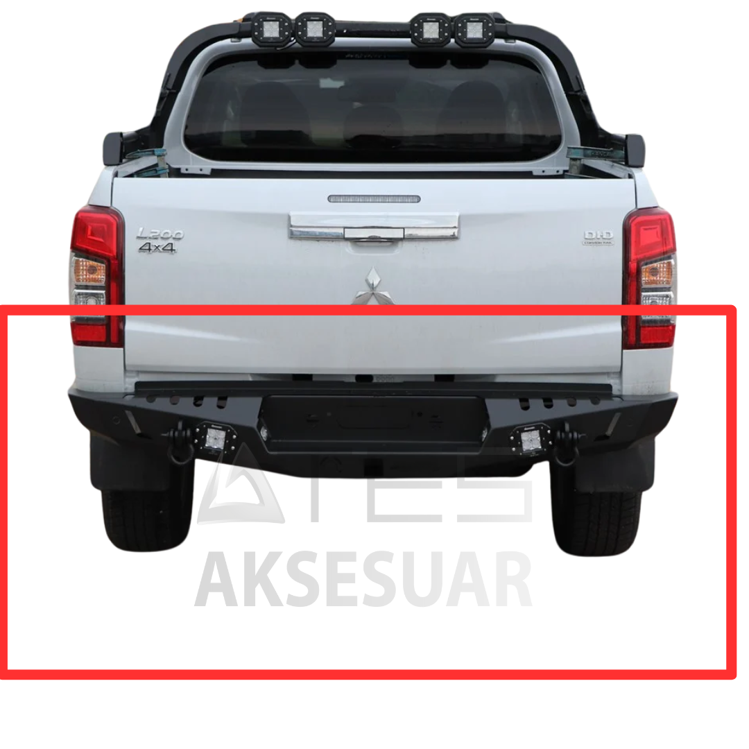 Mitsubishi L200 Arka Çelik Tampon
