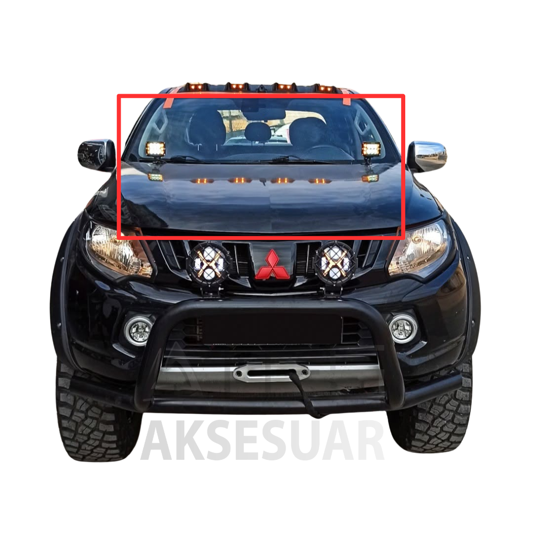 Mitsubishi L200 Kaput Üstüne Takılan Led Seti