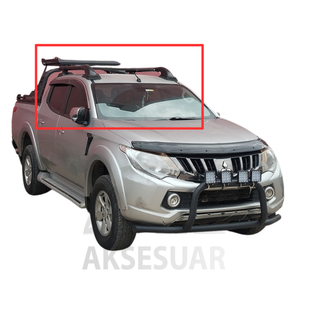 Mitsubishi L200 Borulu Tavan Çıtası Siyah