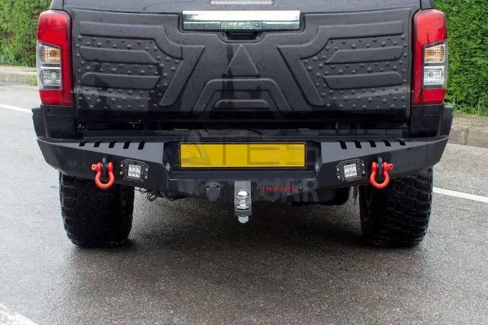 Mercedes X-Class Dakar Çelik Arka Tampon Ledli (Sensörsüz) 2017 ve Sonrası