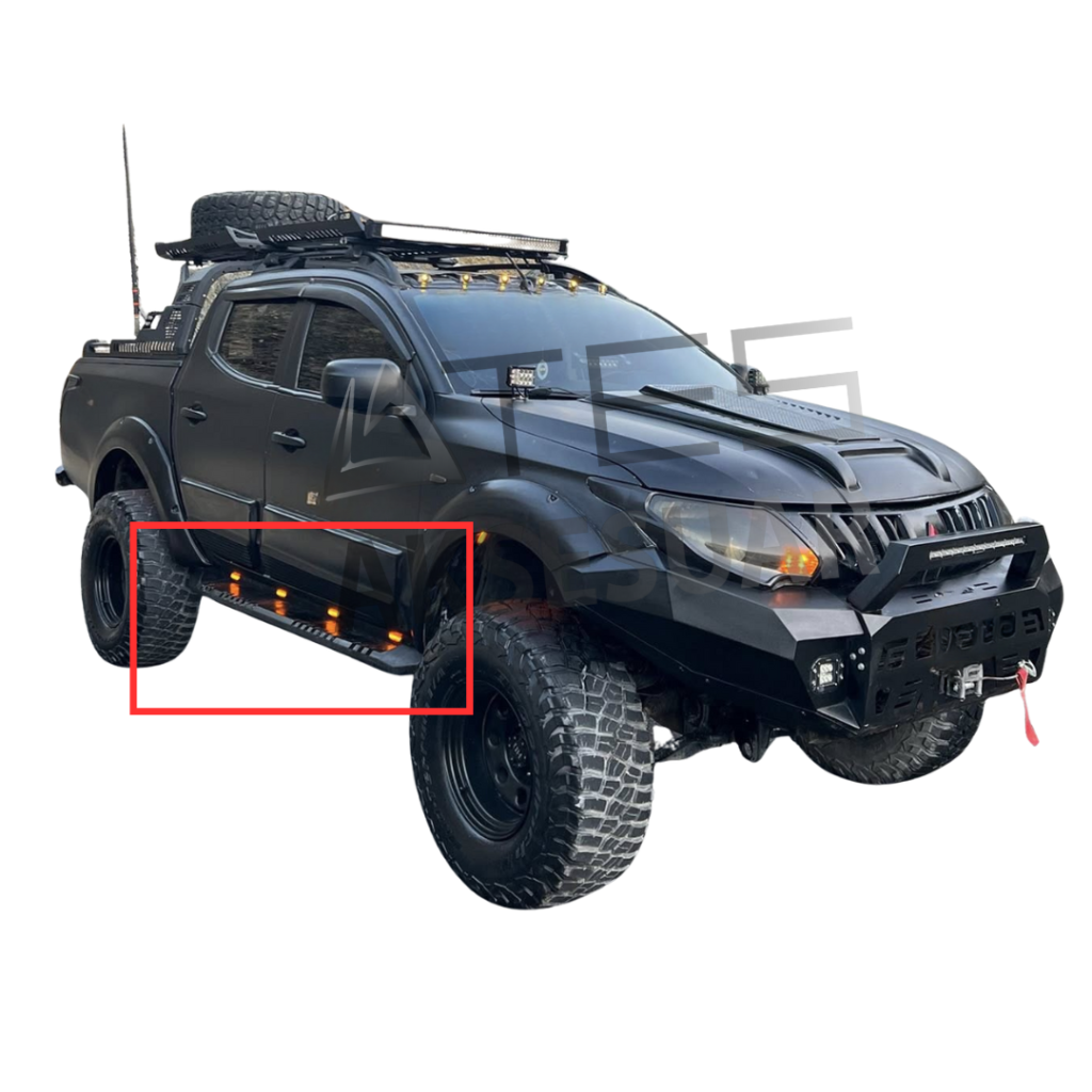 Mitsubishi L200 Ledli Yan Basamak