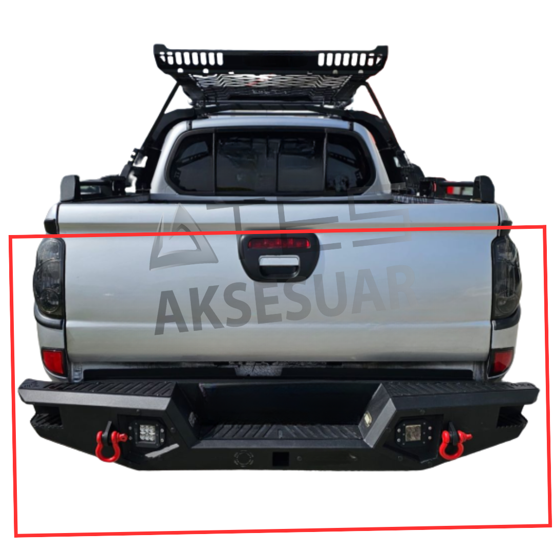 Mitsubishi L200 Arka Tampon Çelik 2007-2014
