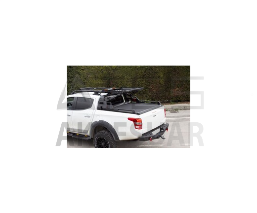 Mitsubishi L200 Omback Sürgülü Bagaj Kapama Siyah Kobra Rollbar için 2015-2019 Arası