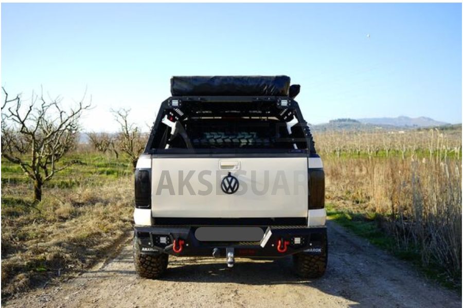 Mitsubishi L200 Dakar V2 Çelik Arka Tampon Sensörsüz 2006-2010 Arası