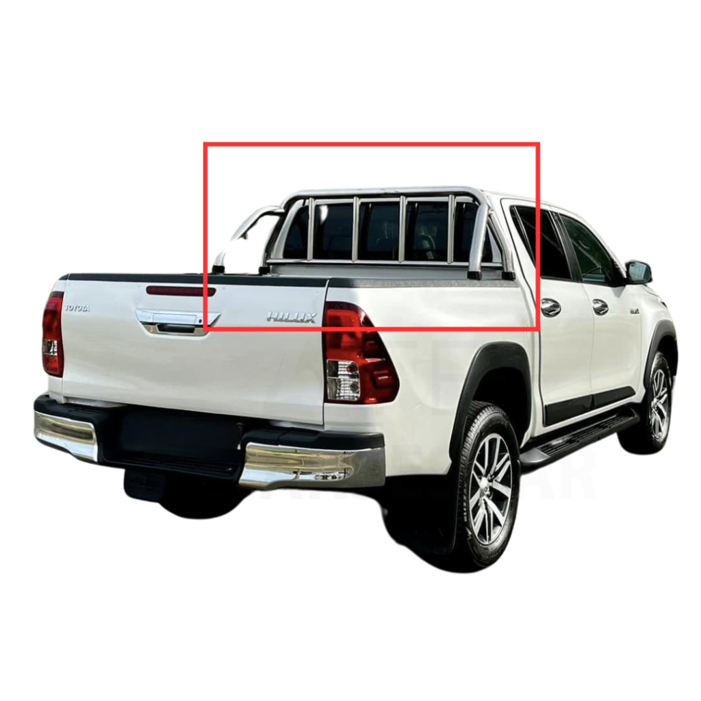 Toyota Hilux Krom Rollbar Cam Korumalı