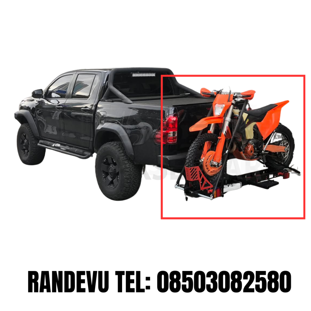 Toyota Hilux Motorsiklet Taşıma Aparatı
