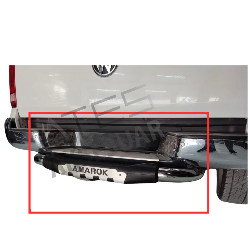 Volkswagen Amarok Arka Koruma Poliüretan Krom